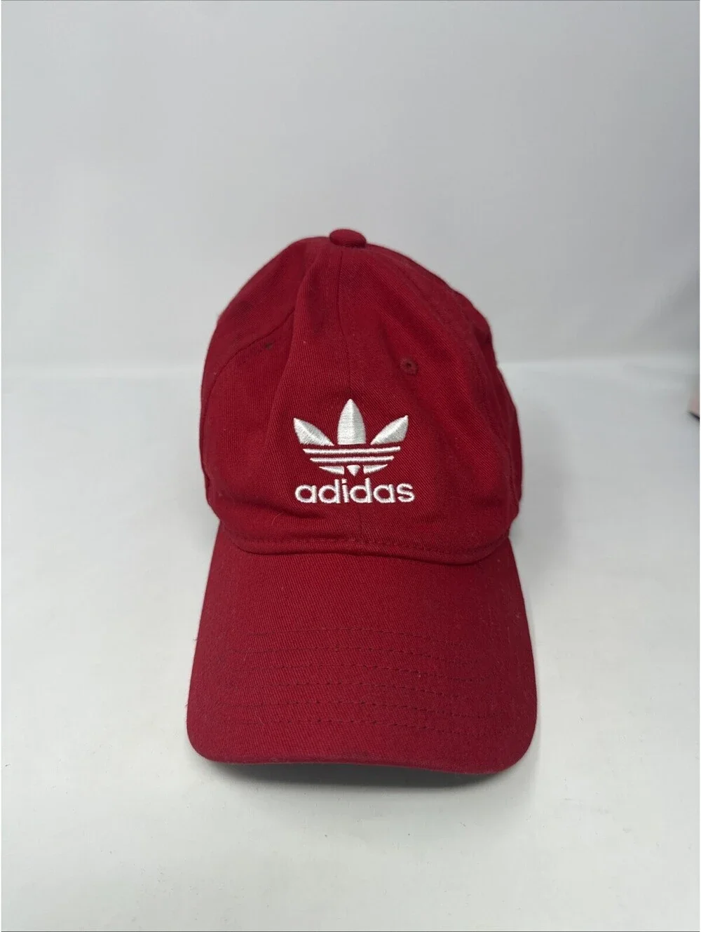 Adidas Logo Men’s Strapback Hat - Red